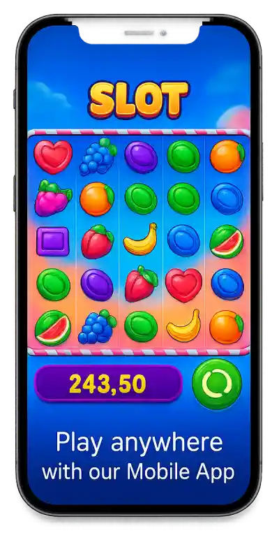 Pocket Pokies mobile app running pokies with a big-win screen and AU$ balance